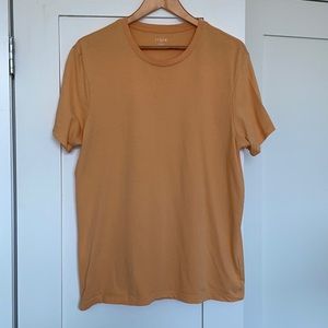 Men’s J. Crew Washed Orange T-Shirt Size Large